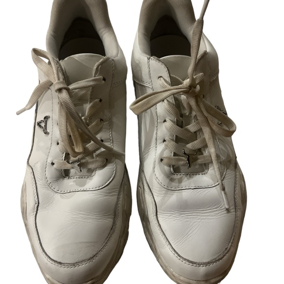 WindsorSmith sneakers Carte white leather preowned size 10 back to school - Picture 1 of 12